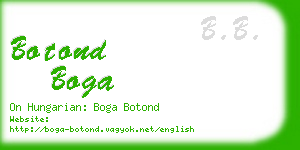 botond boga business card